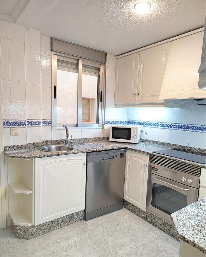 Apartamento Santa Pola Primera Linea De Playa Exteriör bild