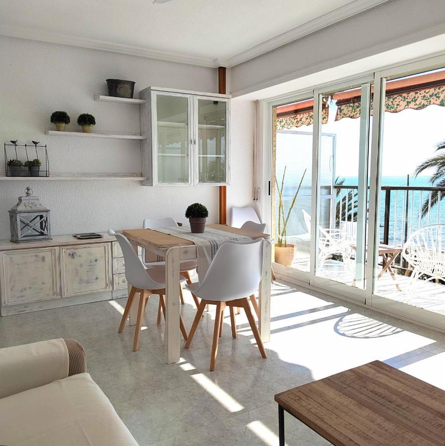 Apartamento Santa Pola Primera Linea De Playa Exteriör bild