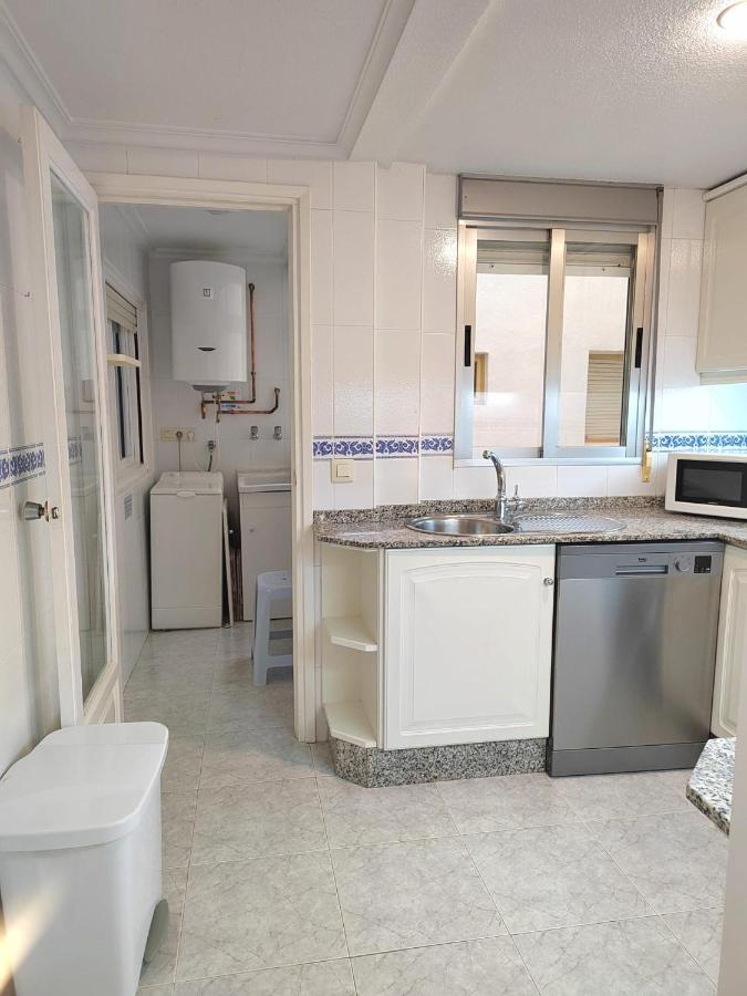 Apartamento Santa Pola Primera Linea De Playa Exteriör bild